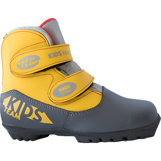 Детские ботинки TECH TEAM Kids NNN TT серо-желтый р.36