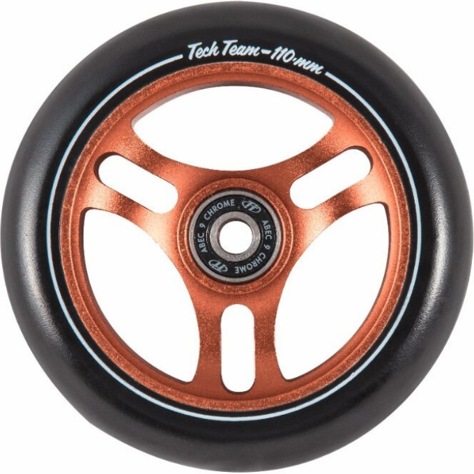 Колесо для самоката TECH TEAM X-TREME 100*24мм, Triangle, brown