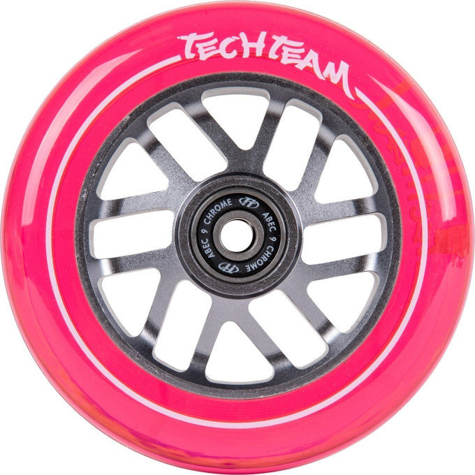 Колесо для самоката TECH TEAM X-TREME 110*24 мм Drop, V-AW02P, transp pink