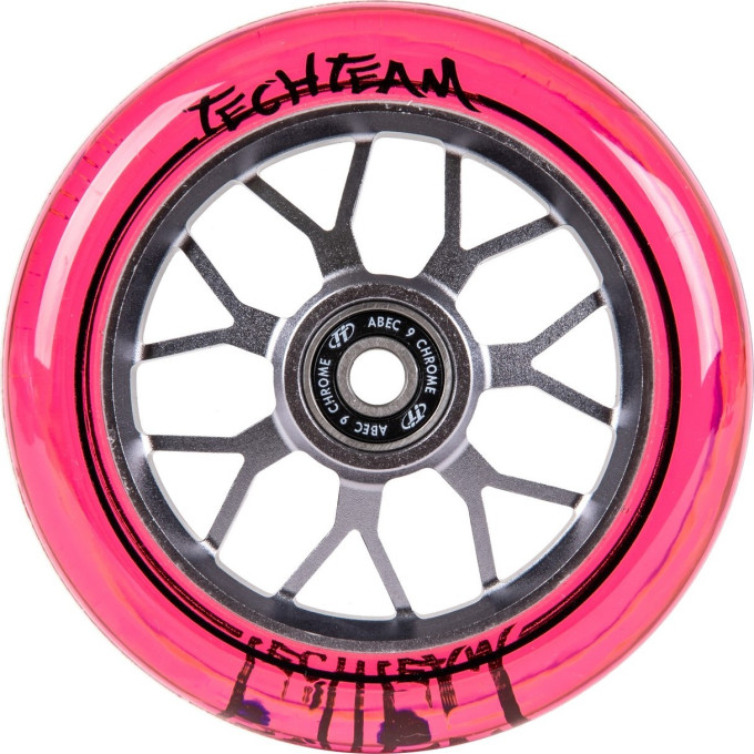 Колесо для самоката TECH TEAM X-TREME 110*24 мм Drop, Y-AW01P, pink