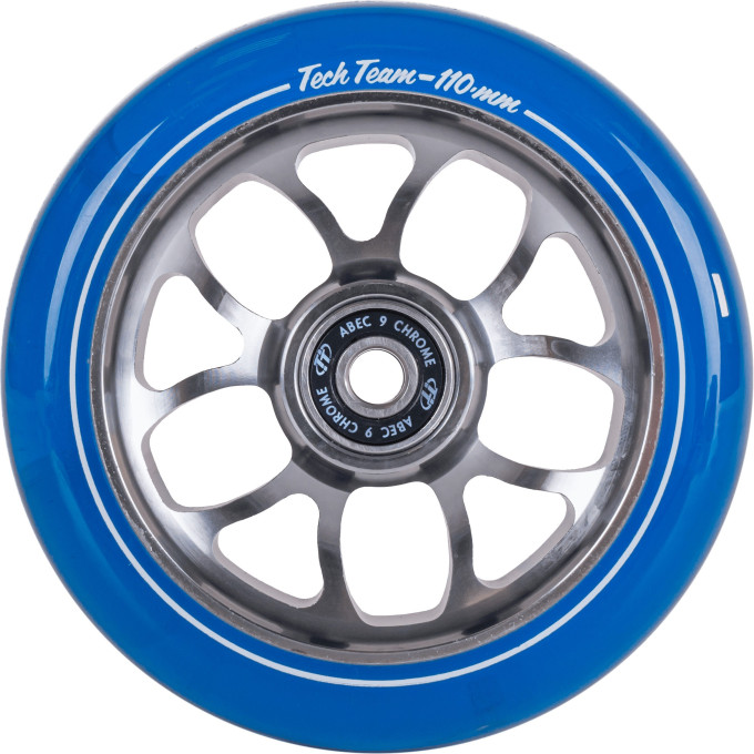 Колесо для самоката TECH TEAM X-TREME 110*24мм 5Y, transparent blue