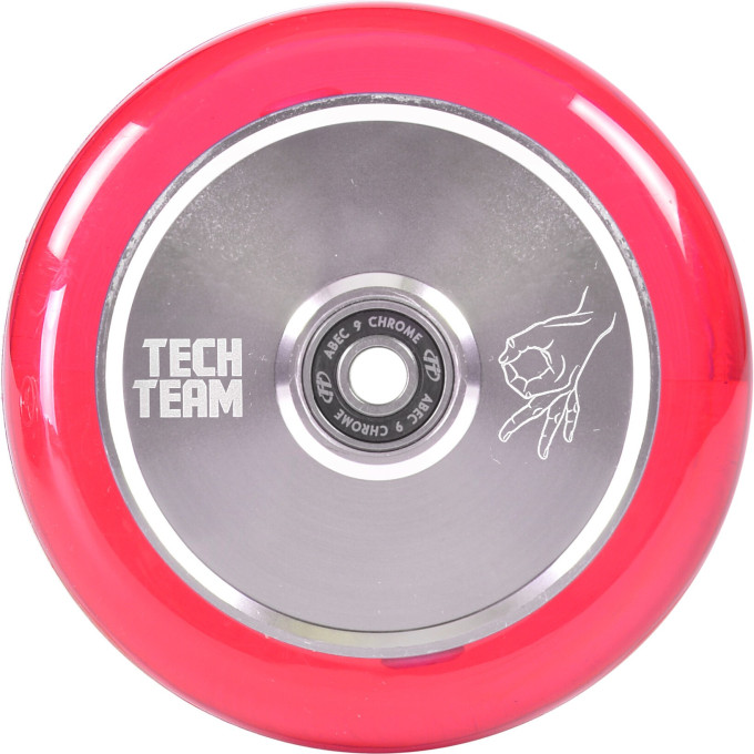 Колесо для самоката TECH TEAM X-TREME 110*24мм TH transp pink