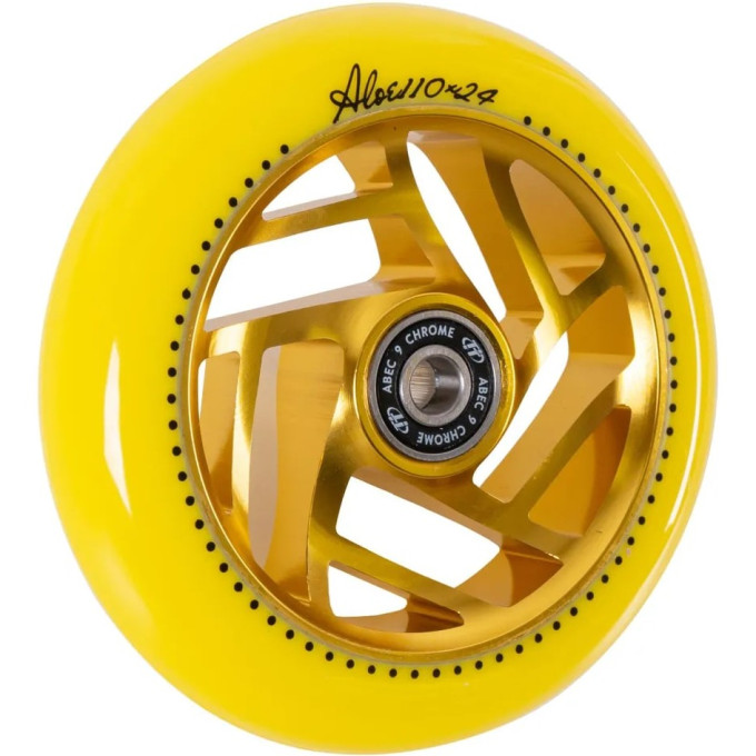 Колесо TECH TEAM для самоката X-Treme 110*24мм, Aloe, yellow