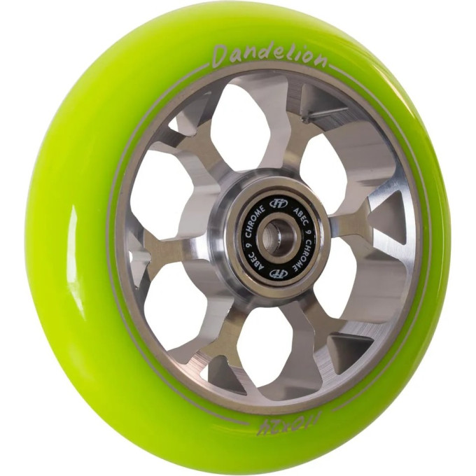 Колесо TECH TEAM для самоката X-Treme 110*24мм, Dandelion, green
