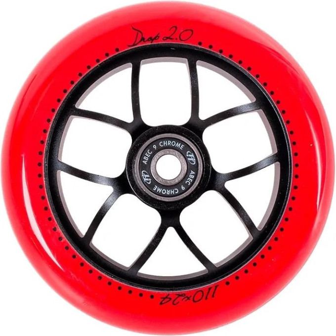 Колесо TECH TEAM для самоката X-Treme 110*24мм Drop, red