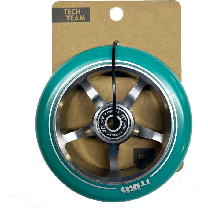 Колесо TECH TEAM для самоката X-Treme 110*24мм, Erica, emerald
