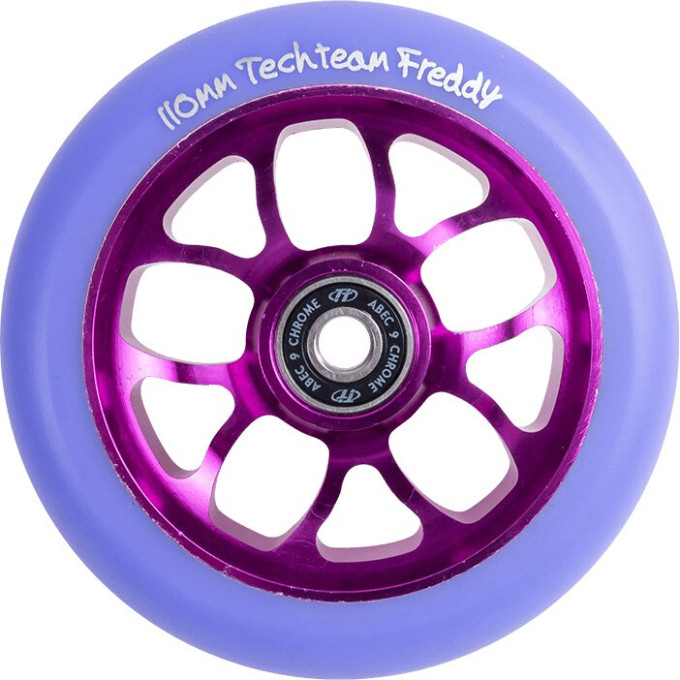 Колесо TECH TEAM для самоката X-Treme 110*24мм, Freddy, purple