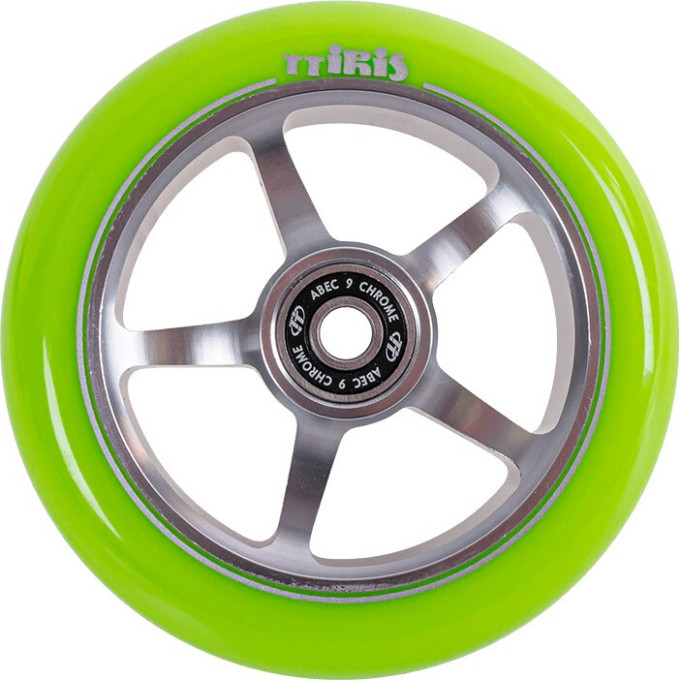 Колесо TECH TEAM для самоката X-Treme 110*24мм, Iris, green