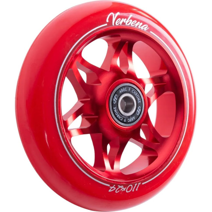 Колесо TECH TEAM для самоката X-Treme 110*24мм, Verbena, red