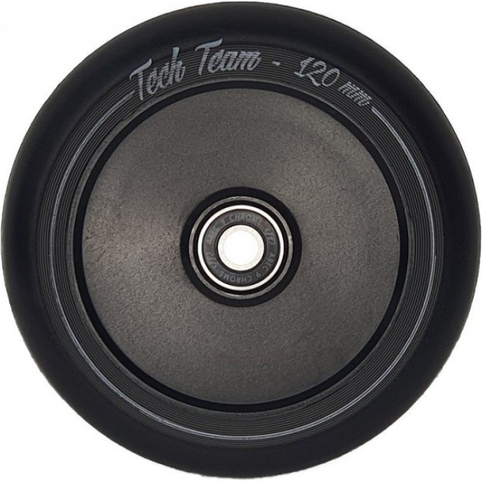 Колесо TECH TEAM для самоката X-Treme 120*24 мм Hollow (Harpy) black chrome