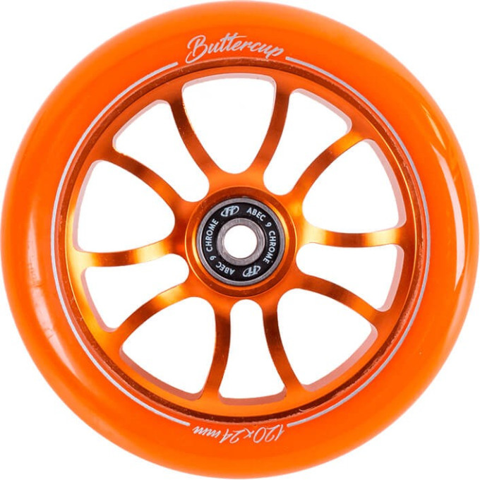 Колесо TECH TEAM для самоката X-Treme 120*24мм, Buttercup, orange