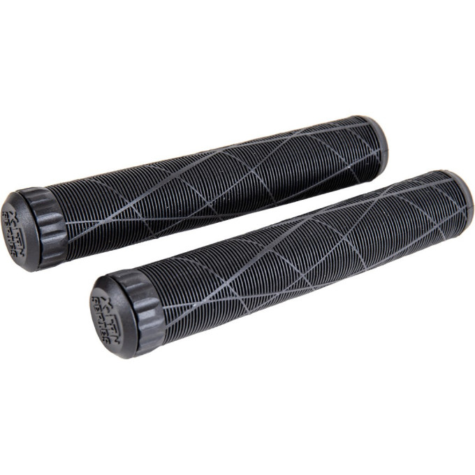 Набор TECH TEAM грипсы 2шт с барендами Black BL 170/22