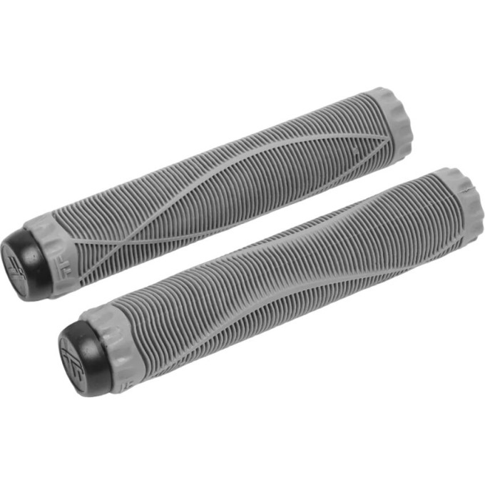 Набор TECH TEAM грипсы 2шт с барендами Fish, 170mm,на трюковой самокат 294354 grey