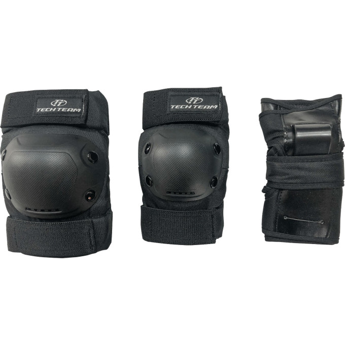 Набор защиты TECH TEAM SAFETY LINE черный 900 (M) 1/24 колени, локти, перчатки