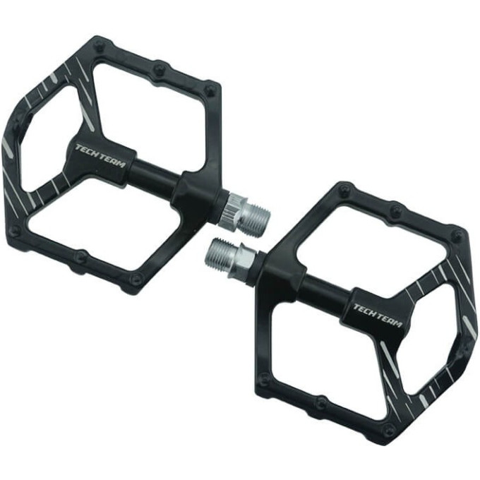 Педали алюминиевые, подш.скольж,TECH TEAM 9/16, 168гр AL-99 black 1/20 AL-99 black