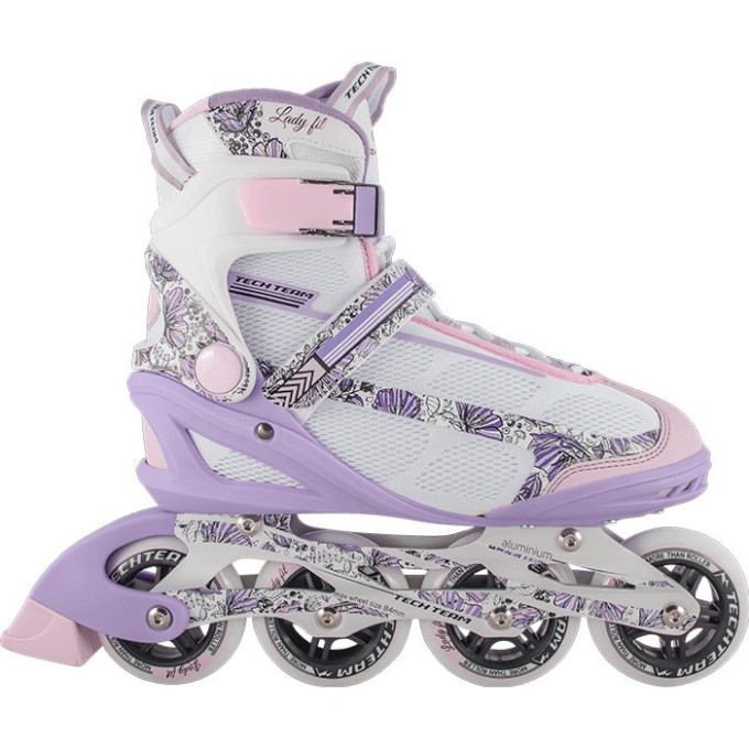 Ролики TECH TEAM LADY FIT р.41 фиолетовые