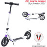 Самокат TECH TEAM CITY SCOOTER белый