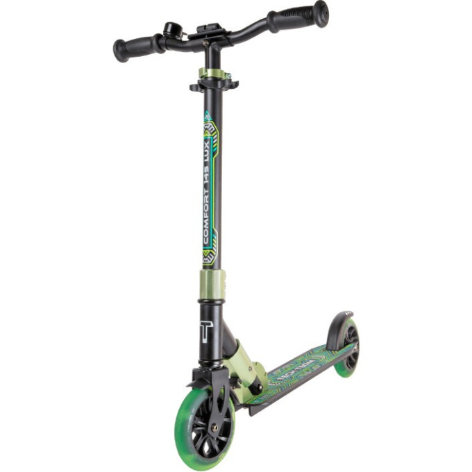 Самокат TECH TEAM COMFORT 145 LUX black/green