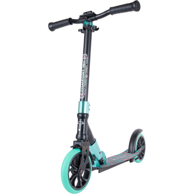 Самокат TECH TEAM COMFORT 180R black/celadon