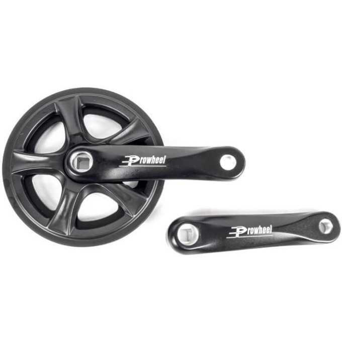 Система TECH TEAM Prowheel, черная, шатун алюминиевый, 152мм, 1 скорость. 1/10 PRO-Q36PP 152