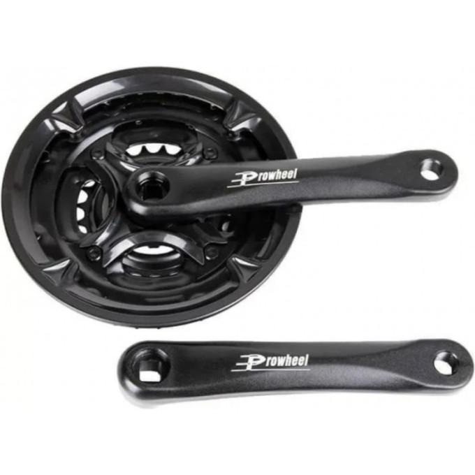 Система TECH TEAM Prowheel, черная, шатун алюминиевый, 165мм, 3 скорости. 1/10 MA-AC49-3 165