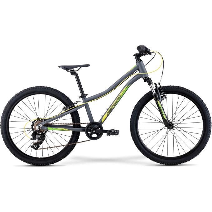Велосипед '22 MERIDA MATTS J.24 ECO Рама:One Size MattCoolGrey/GreenYellow