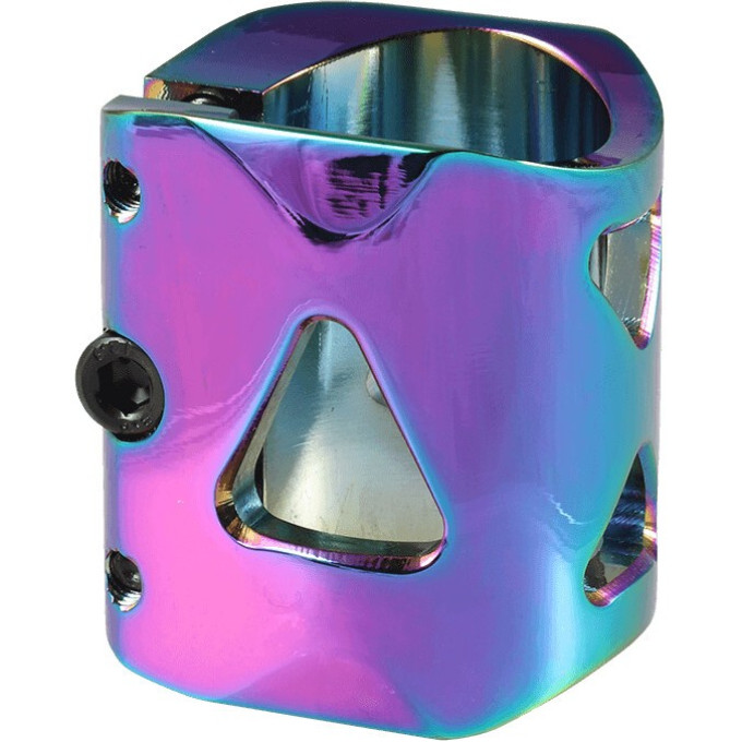 Зажим TECH TEAM 3 болта N HIC (Old Boy) neo chrome
