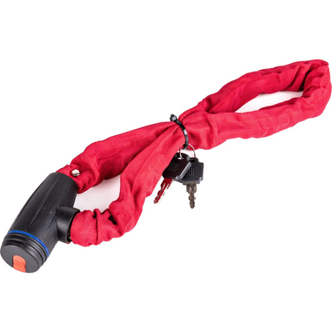 Замок TECH TEAM велосипедный 6х800 mm ключ GK105.308 grey 1/20 GK105.308